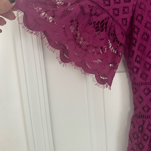 💗 Jessake stunning pink lace overlay dress - Picture 5 of 7